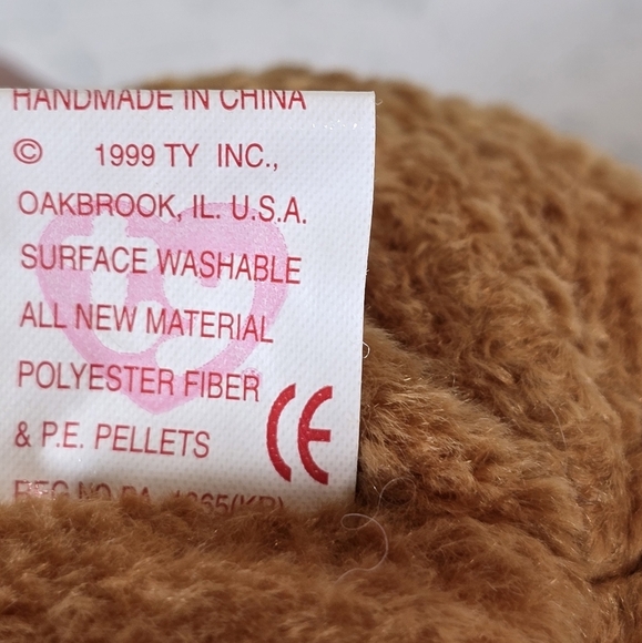 Ty Beanie Baby - Germania - Brown Bear Plush Toy - Picture 4 of 5